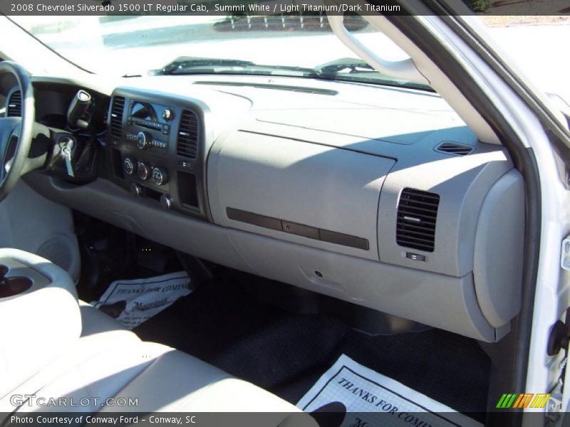 Summit White / Light Titanium/Dark Titanium 2008 Chevrolet Silverado 1500 LT Regular Cab