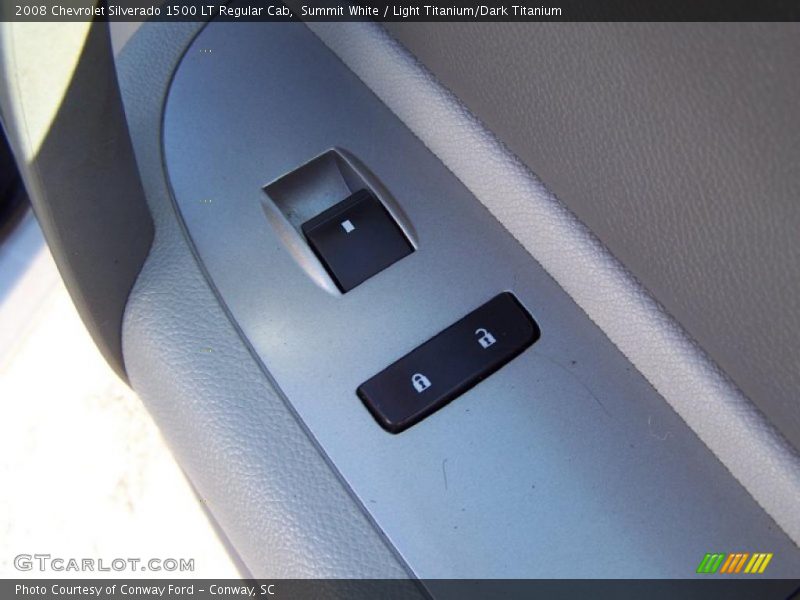 Summit White / Light Titanium/Dark Titanium 2008 Chevrolet Silverado 1500 LT Regular Cab