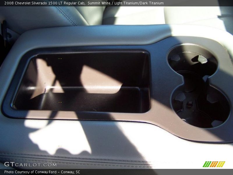 Summit White / Light Titanium/Dark Titanium 2008 Chevrolet Silverado 1500 LT Regular Cab