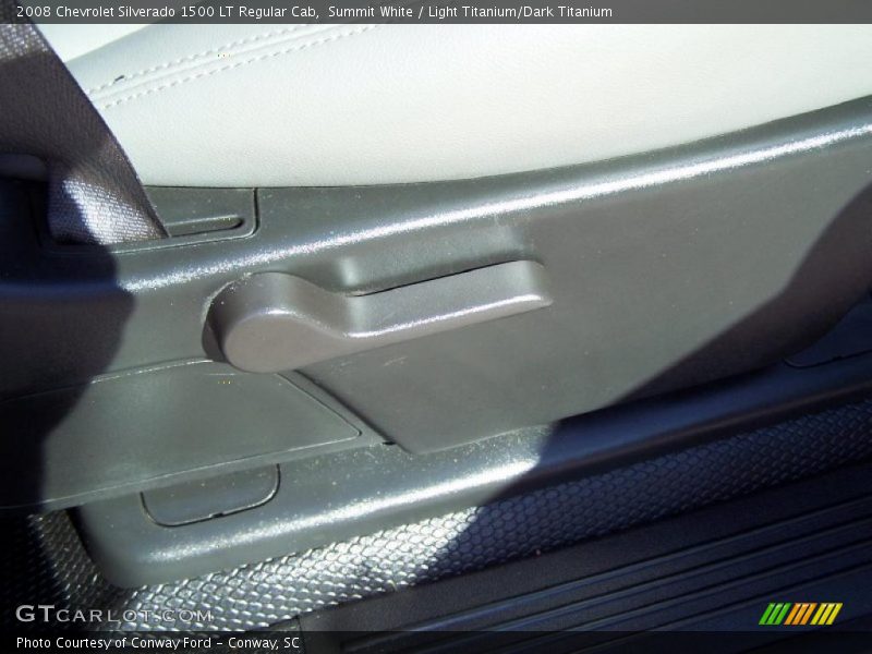 Summit White / Light Titanium/Dark Titanium 2008 Chevrolet Silverado 1500 LT Regular Cab