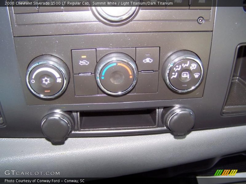 Summit White / Light Titanium/Dark Titanium 2008 Chevrolet Silverado 1500 LT Regular Cab