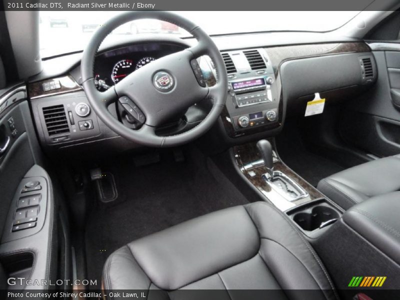 Radiant Silver Metallic / Ebony 2011 Cadillac DTS