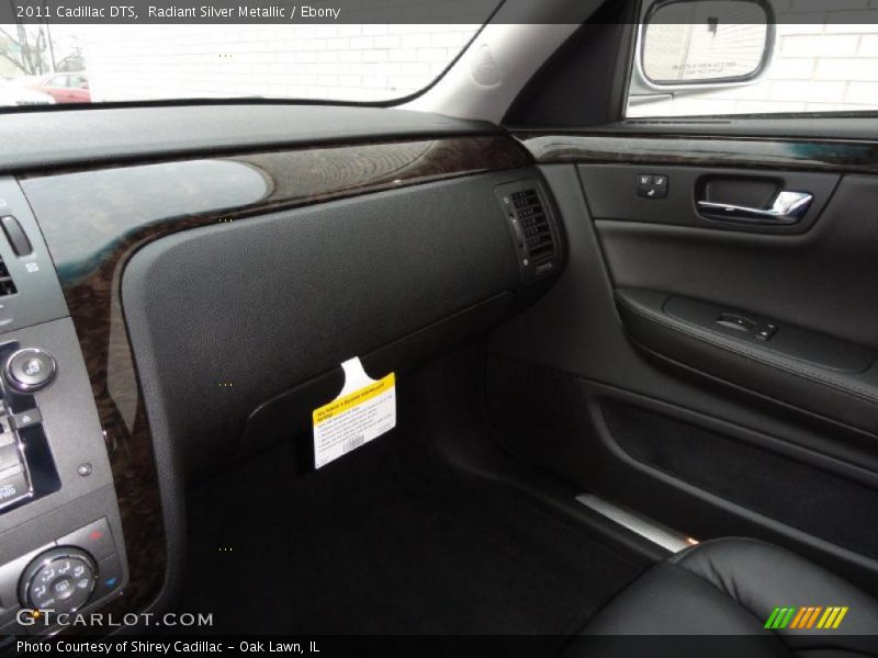 Radiant Silver Metallic / Ebony 2011 Cadillac DTS