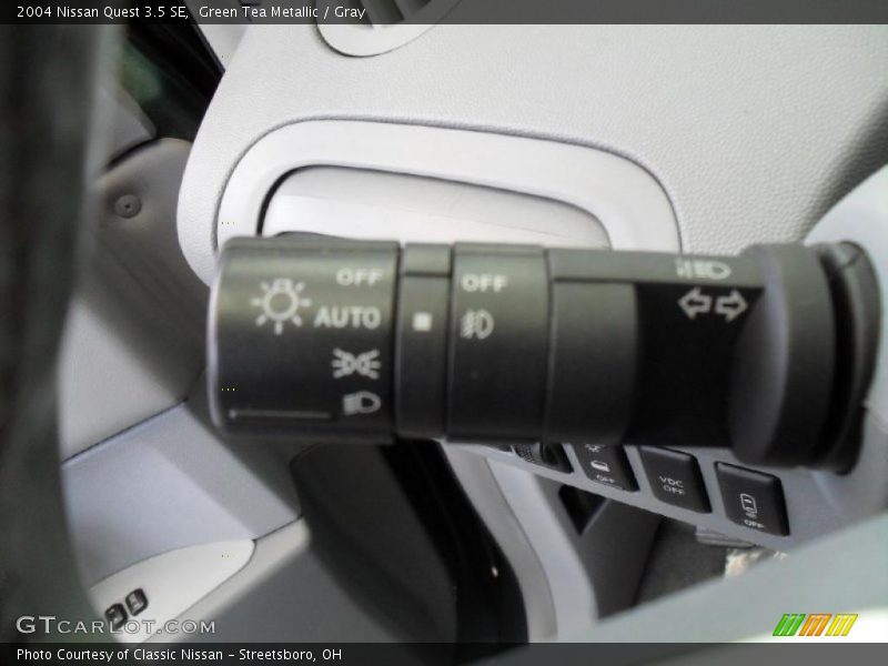 Green Tea Metallic / Gray 2004 Nissan Quest 3.5 SE