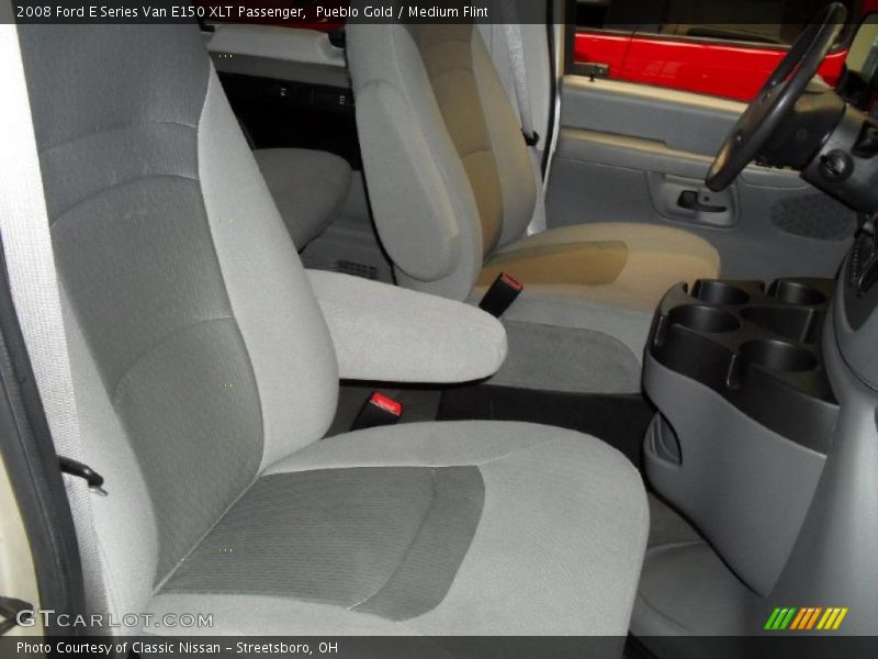 Pueblo Gold / Medium Flint 2008 Ford E Series Van E150 XLT Passenger