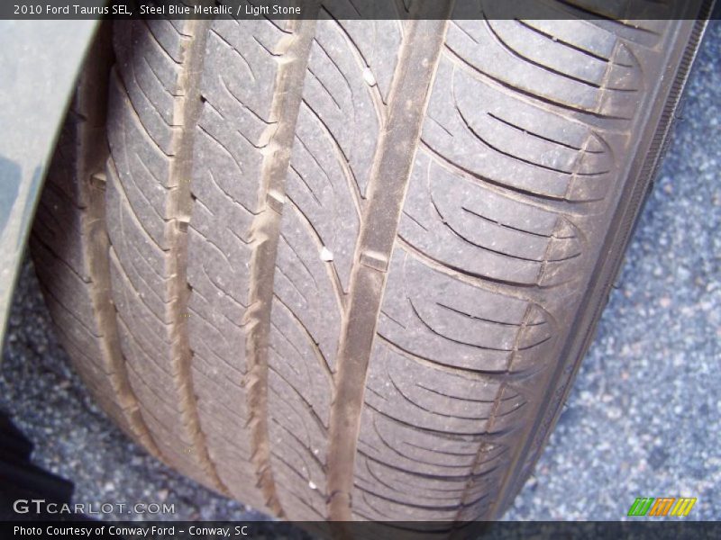 Steel Blue Metallic / Light Stone 2010 Ford Taurus SEL