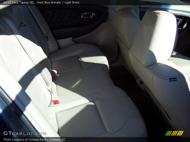Steel Blue Metallic / Light Stone 2010 Ford Taurus SEL