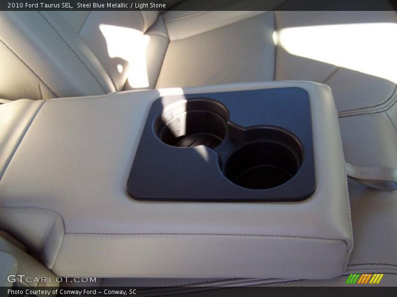 Steel Blue Metallic / Light Stone 2010 Ford Taurus SEL