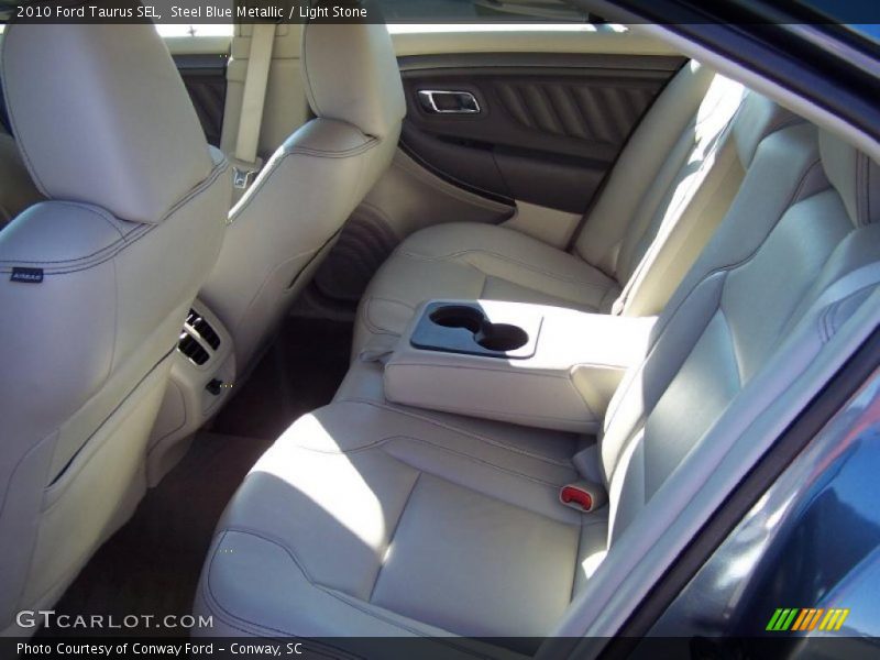 Steel Blue Metallic / Light Stone 2010 Ford Taurus SEL