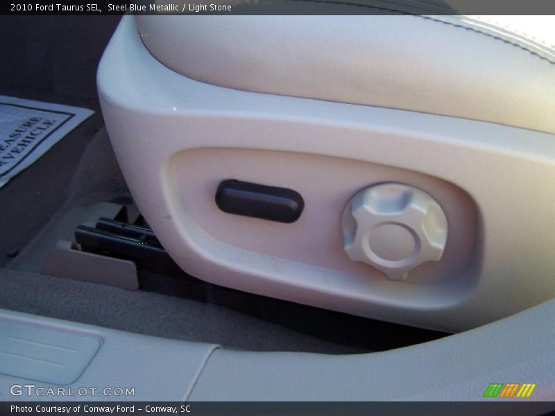 Steel Blue Metallic / Light Stone 2010 Ford Taurus SEL