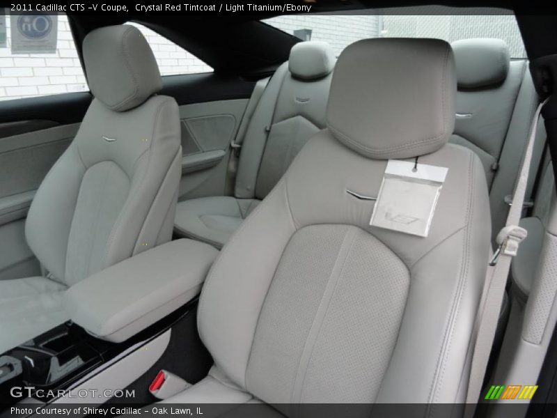  2011 CTS -V Coupe Light Titanium/Ebony Interior
