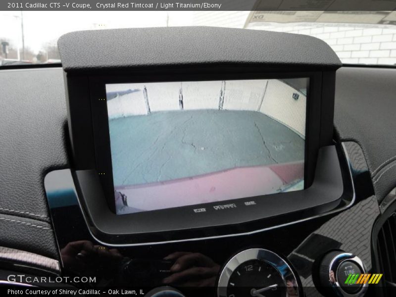 Crystal Red Tintcoat / Light Titanium/Ebony 2011 Cadillac CTS -V Coupe
