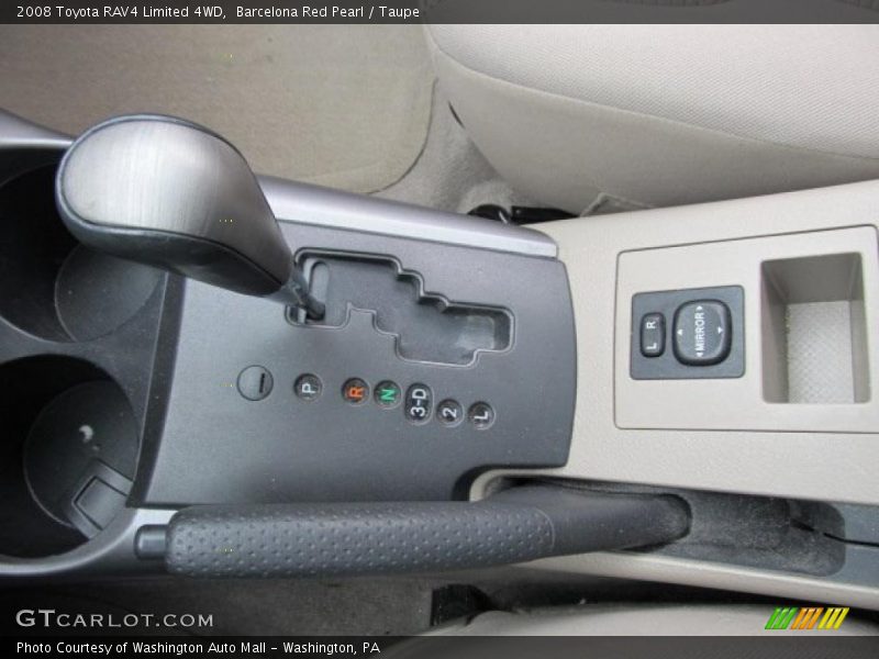 Barcelona Red Pearl / Taupe 2008 Toyota RAV4 Limited 4WD