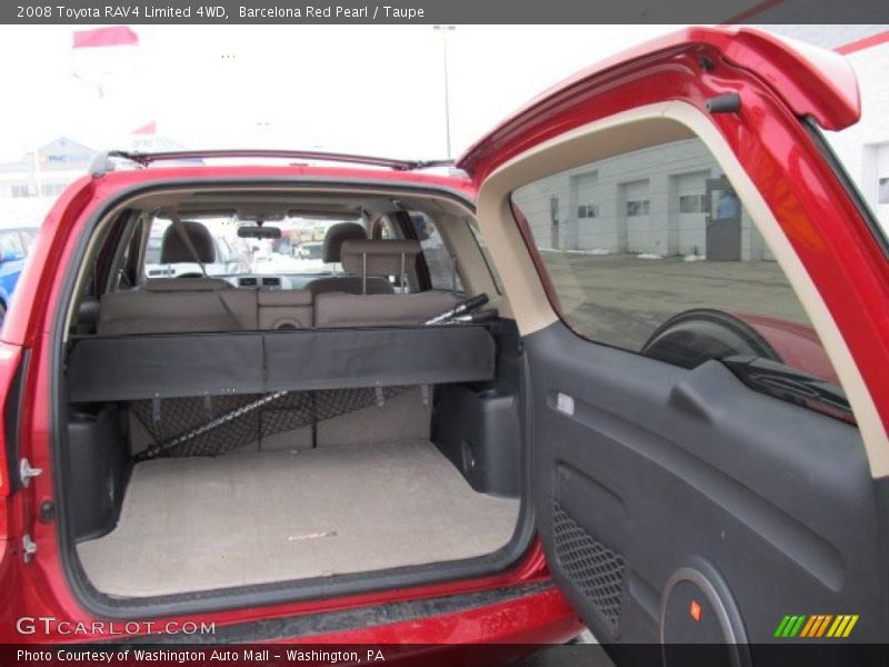 Barcelona Red Pearl / Taupe 2008 Toyota RAV4 Limited 4WD