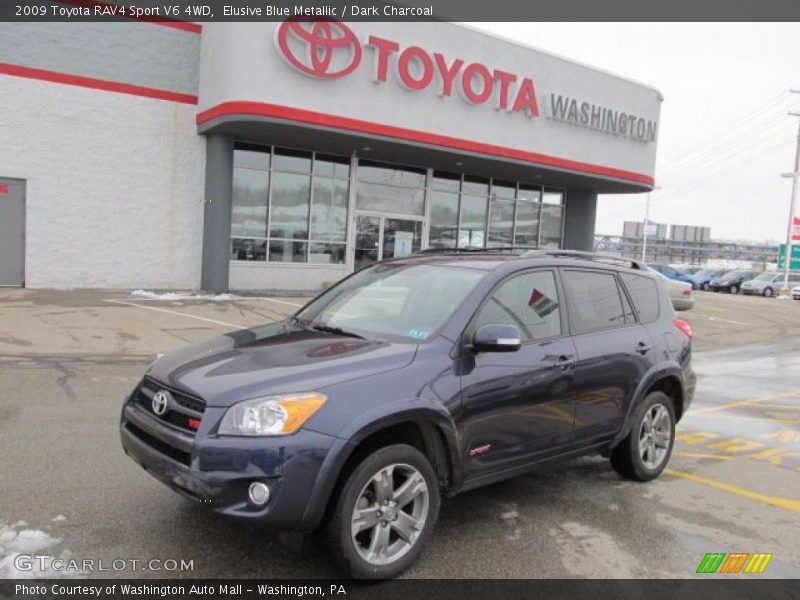 Elusive Blue Metallic / Dark Charcoal 2009 Toyota RAV4 Sport V6 4WD
