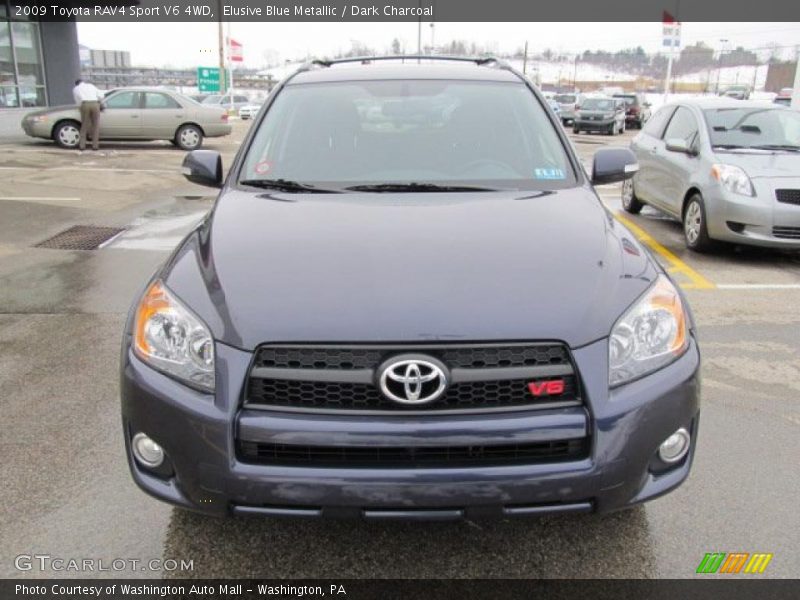Elusive Blue Metallic / Dark Charcoal 2009 Toyota RAV4 Sport V6 4WD