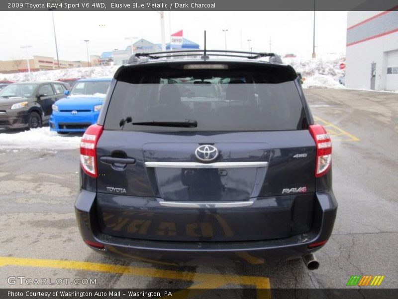 Elusive Blue Metallic / Dark Charcoal 2009 Toyota RAV4 Sport V6 4WD