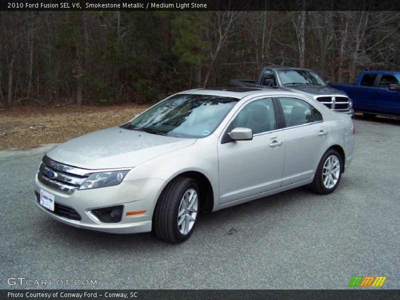 Smokestone Metallic / Medium Light Stone 2010 Ford Fusion SEL V6