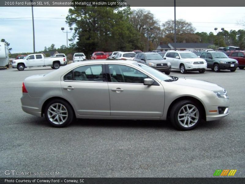 Smokestone Metallic / Medium Light Stone 2010 Ford Fusion SEL V6