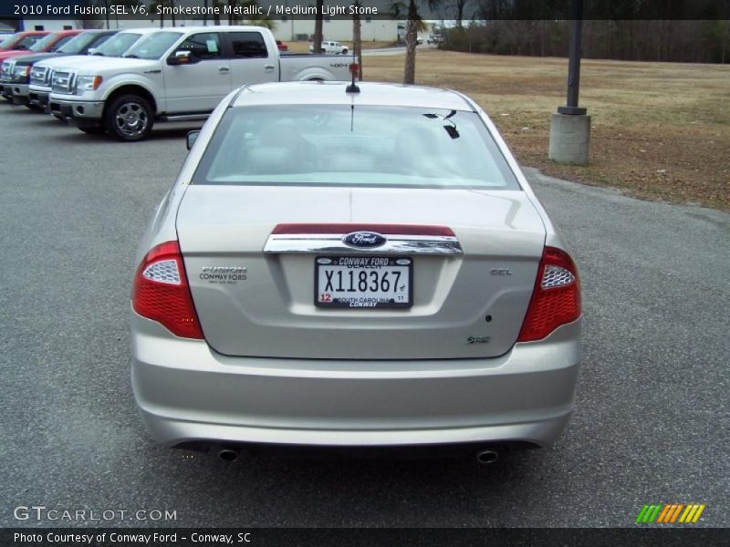 Smokestone Metallic / Medium Light Stone 2010 Ford Fusion SEL V6