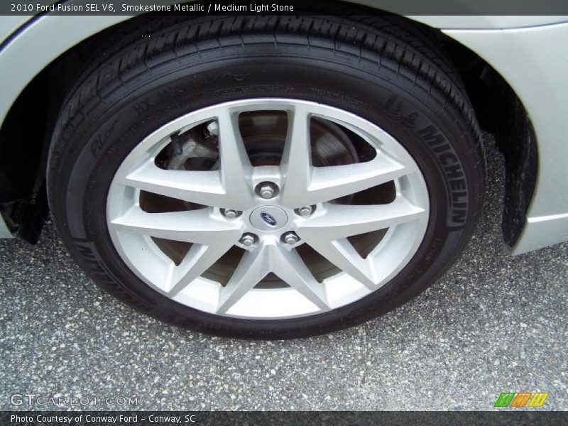 Smokestone Metallic / Medium Light Stone 2010 Ford Fusion SEL V6