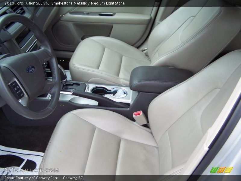Smokestone Metallic / Medium Light Stone 2010 Ford Fusion SEL V6