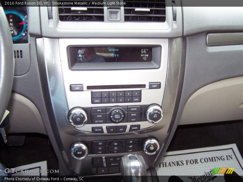 Smokestone Metallic / Medium Light Stone 2010 Ford Fusion SEL V6