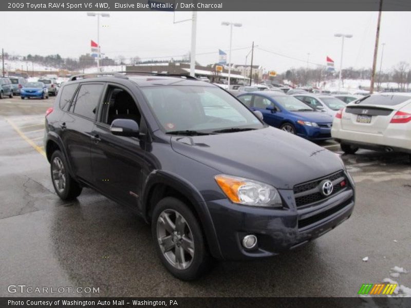 Elusive Blue Metallic / Dark Charcoal 2009 Toyota RAV4 Sport V6 4WD