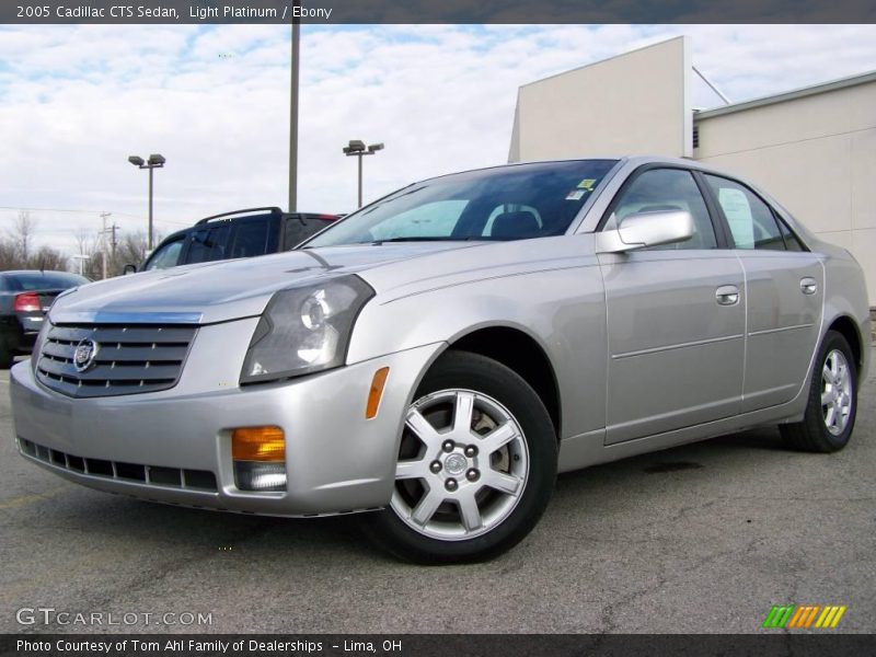 Light Platinum / Ebony 2005 Cadillac CTS Sedan
