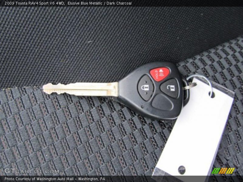 Elusive Blue Metallic / Dark Charcoal 2009 Toyota RAV4 Sport V6 4WD