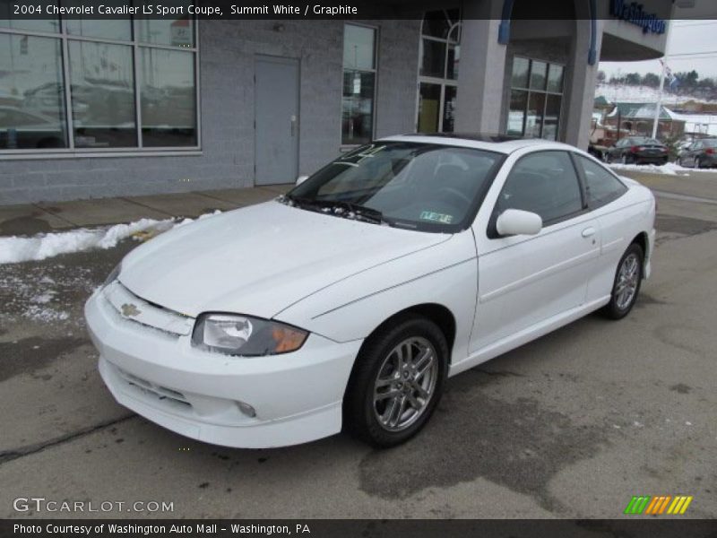 Summit White / Graphite 2004 Chevrolet Cavalier LS Sport Coupe