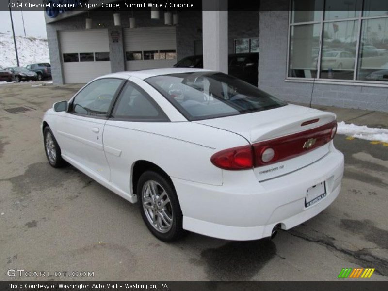 Summit White / Graphite 2004 Chevrolet Cavalier LS Sport Coupe