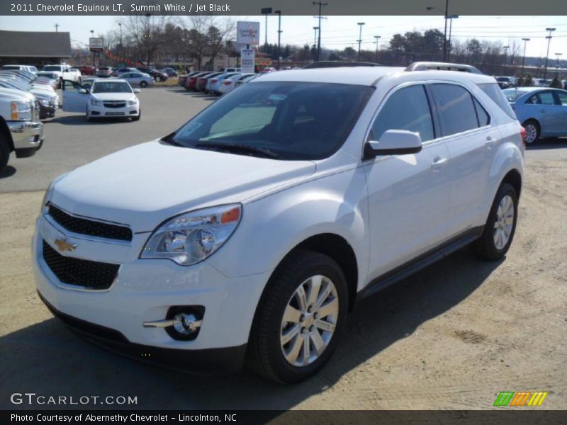Summit White / Jet Black 2011 Chevrolet Equinox LT