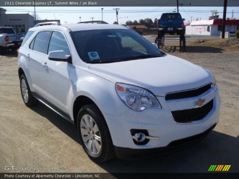 Summit White / Jet Black 2011 Chevrolet Equinox LT