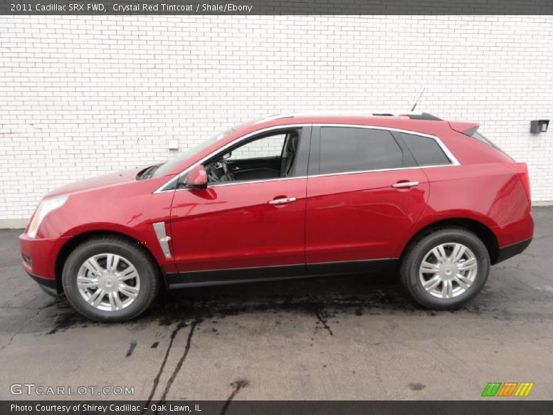 Crystal Red Tintcoat / Shale/Ebony 2011 Cadillac SRX FWD