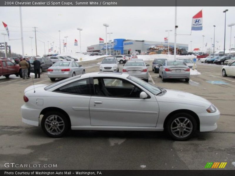 Summit White / Graphite 2004 Chevrolet Cavalier LS Sport Coupe