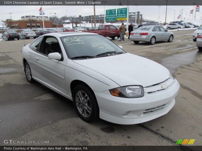 Summit White / Graphite 2004 Chevrolet Cavalier LS Sport Coupe