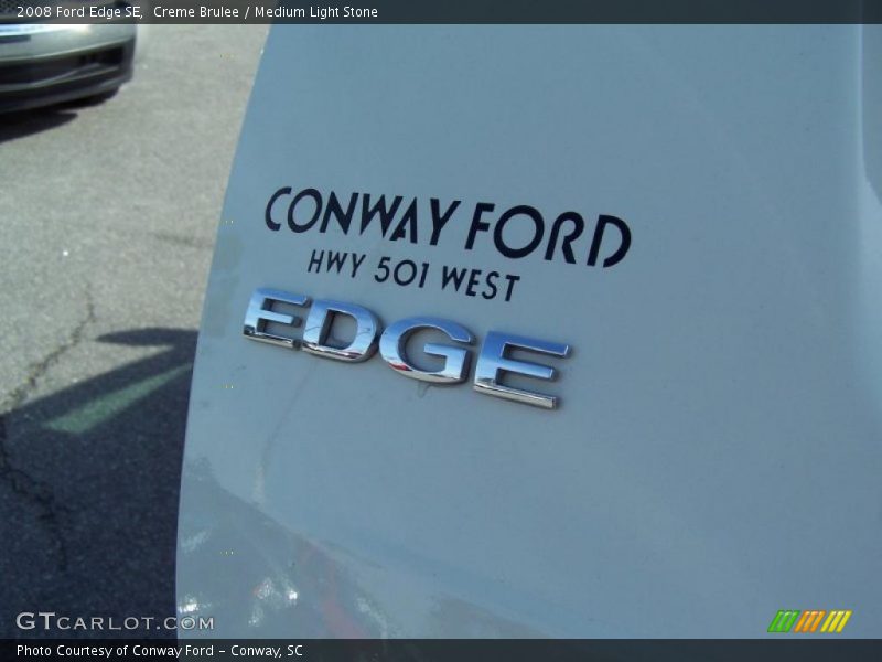Creme Brulee / Medium Light Stone 2008 Ford Edge SE