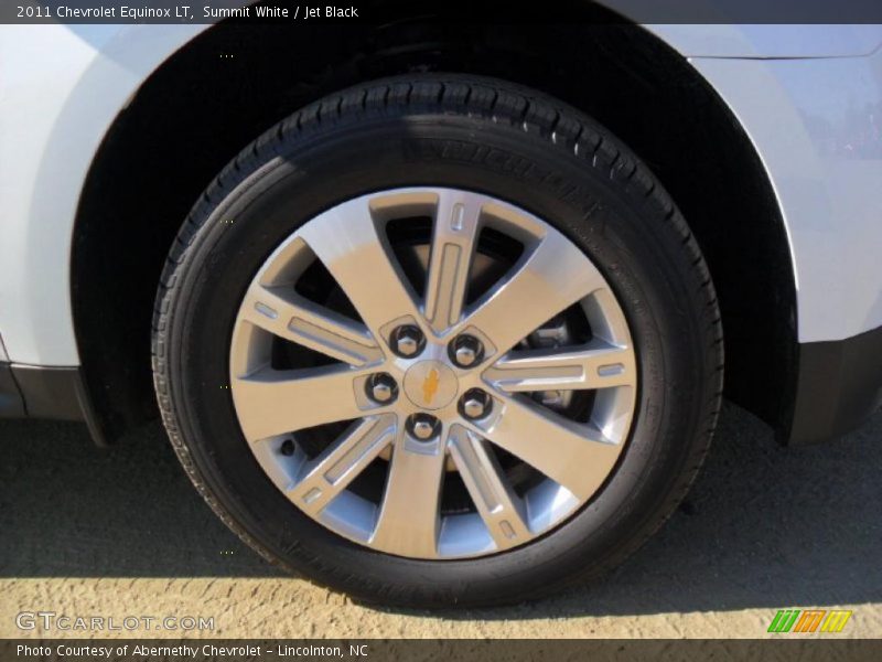Summit White / Jet Black 2011 Chevrolet Equinox LT