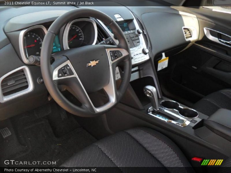 Summit White / Jet Black 2011 Chevrolet Equinox LT