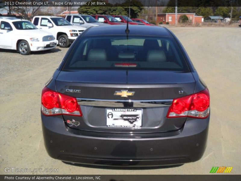 Taupe Gray Metallic / Jet Black 2011 Chevrolet Cruze LT