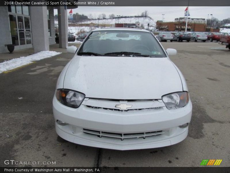 Summit White / Graphite 2004 Chevrolet Cavalier LS Sport Coupe