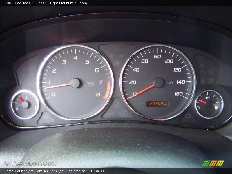 Light Platinum / Ebony 2005 Cadillac CTS Sedan