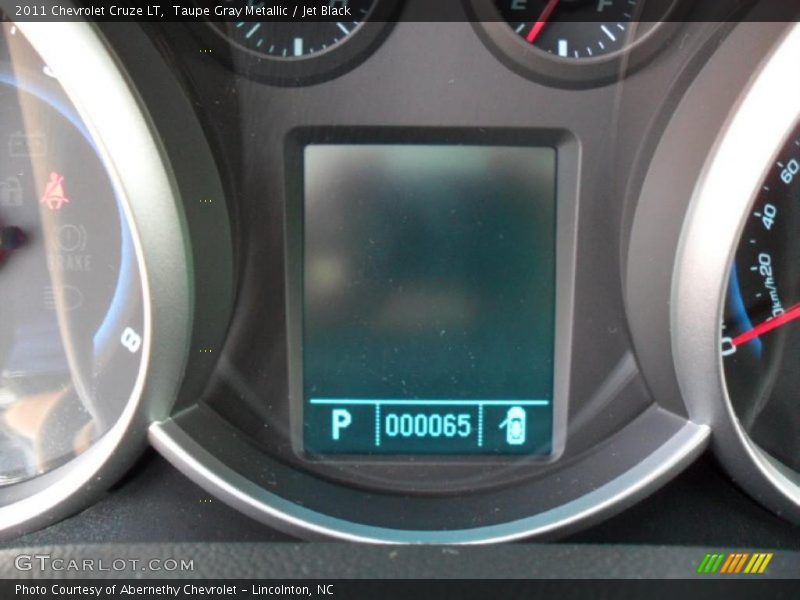 Taupe Gray Metallic / Jet Black 2011 Chevrolet Cruze LT