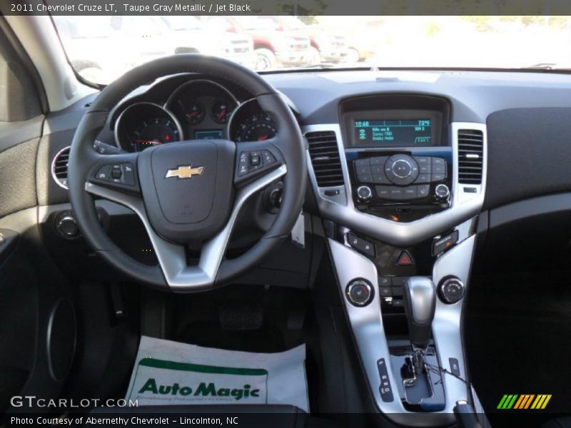 Taupe Gray Metallic / Jet Black 2011 Chevrolet Cruze LT