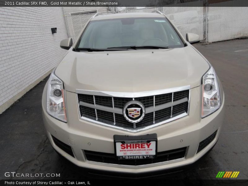 Gold Mist Metallic / Shale/Brownstone 2011 Cadillac SRX FWD