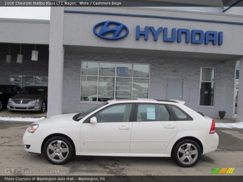 White / Cashmere Beige 2006 Chevrolet Malibu Maxx LTZ Wagon