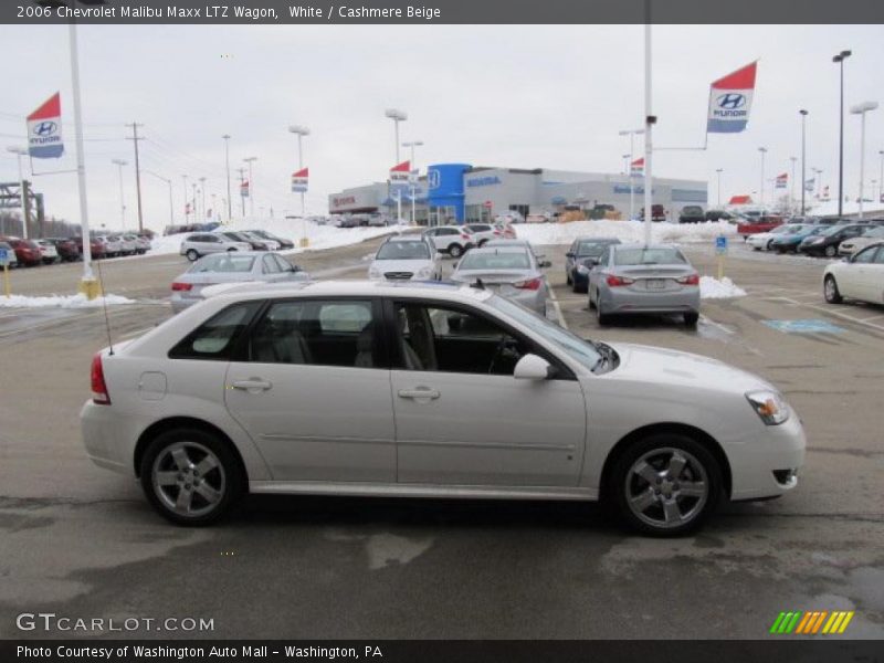 White / Cashmere Beige 2006 Chevrolet Malibu Maxx LTZ Wagon