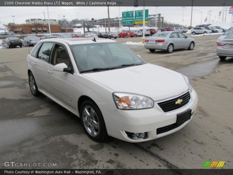 White / Cashmere Beige 2006 Chevrolet Malibu Maxx LTZ Wagon