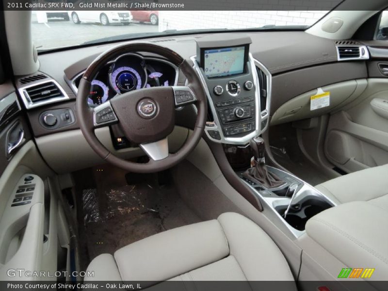 Gold Mist Metallic / Shale/Brownstone 2011 Cadillac SRX FWD